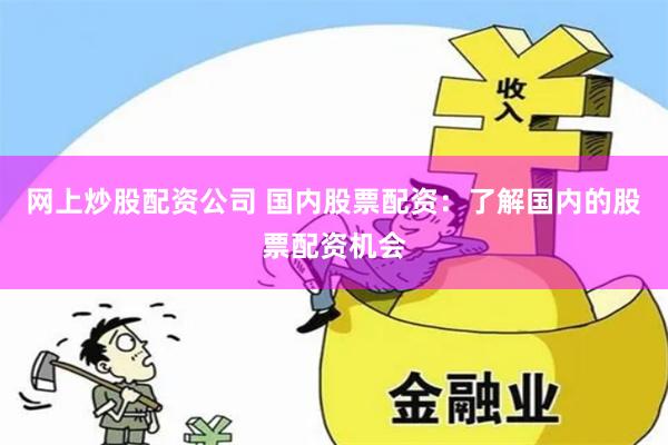 网上炒股配资公司 国内股票配资：了解国内的股票配资机会